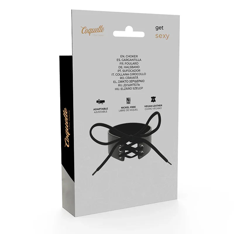 COQUETTE CHIC DESIRE - VEGANES LEDER-HALSBAND - Vanelion Paradise