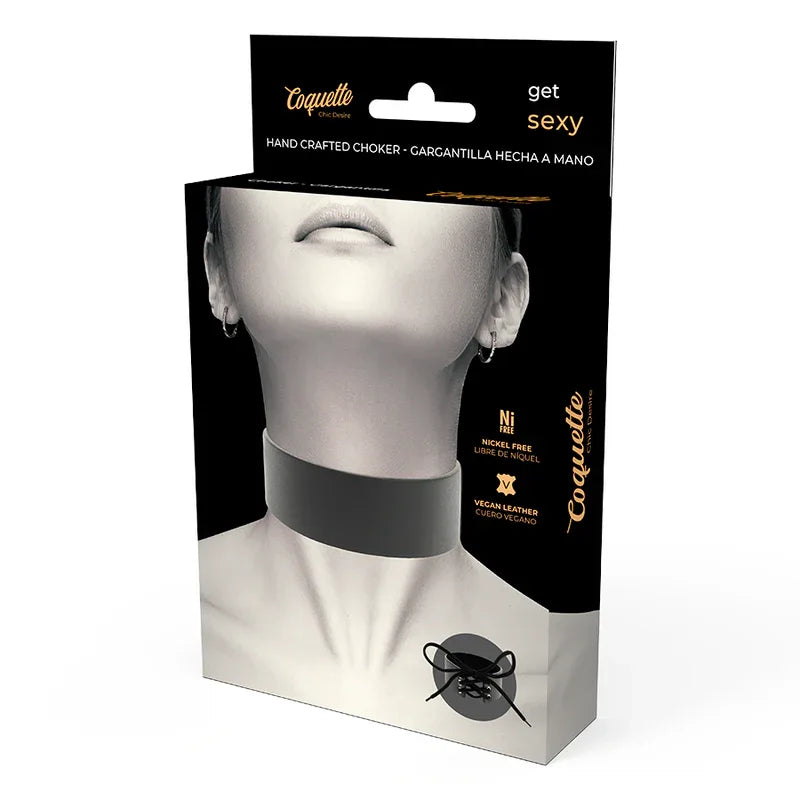 COQUETTE CHIC DESIRE - VEGANES LEDER-HALSBAND - Vanelion Paradise