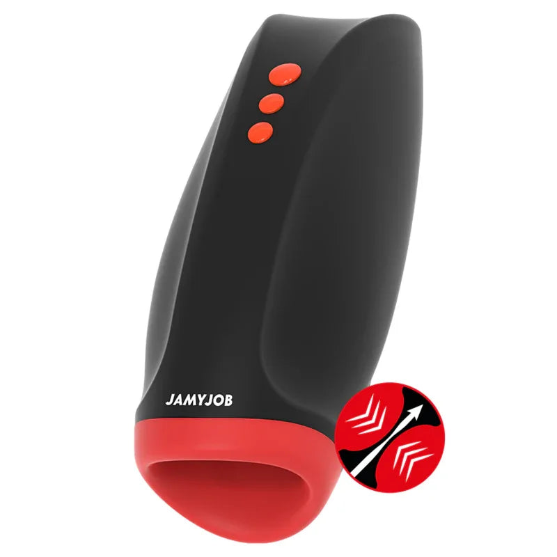 JAMYJOB - NOVAX MASTURBATOR MIT VIBRATION UND KOMPRESSION - Vanelion Paradise