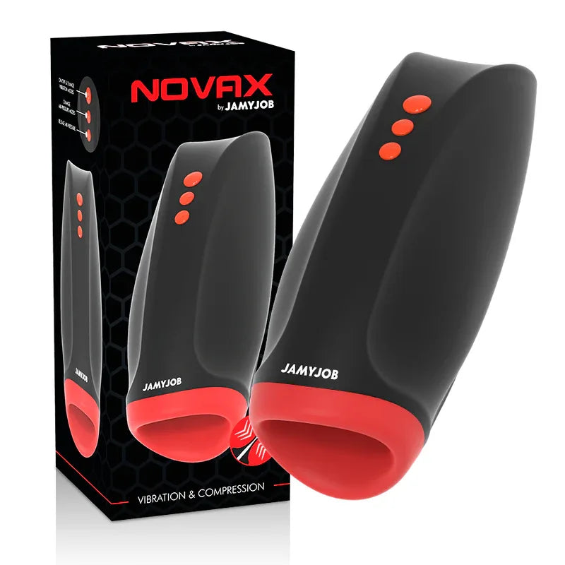 JAMYJOB - NOVAX MASTURBATOR MIT VIBRATION UND KOMPRESSION - Vanelion Paradise