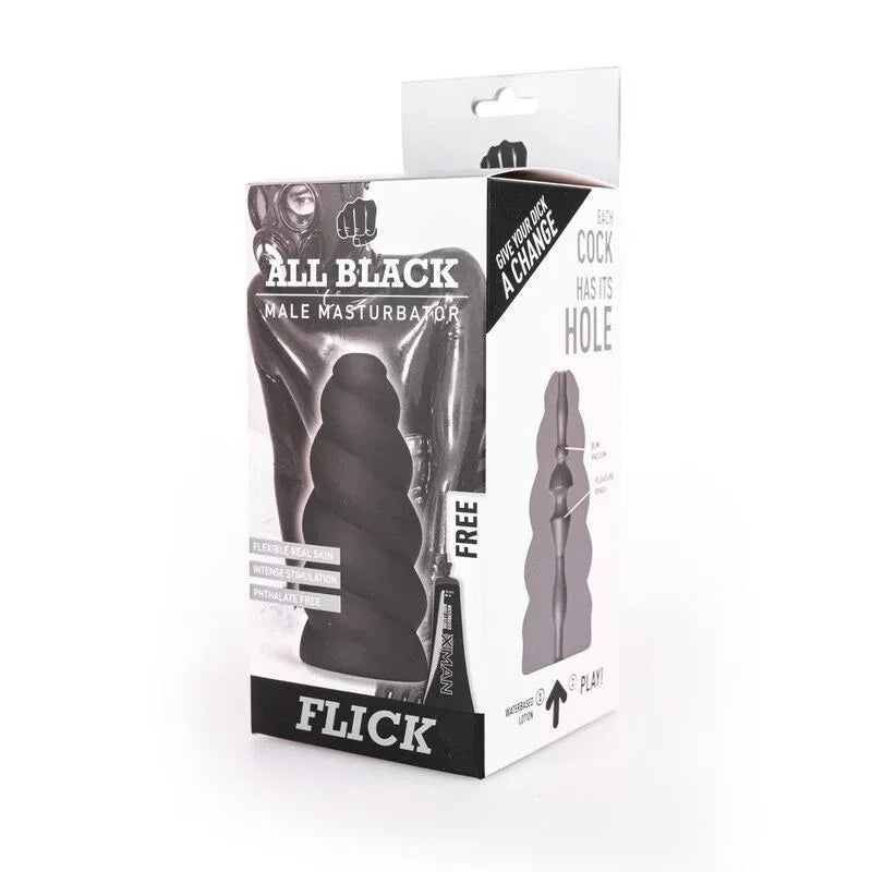 ALL BLACK - MASTURBATOR-FLICK - Vanelion Paradise