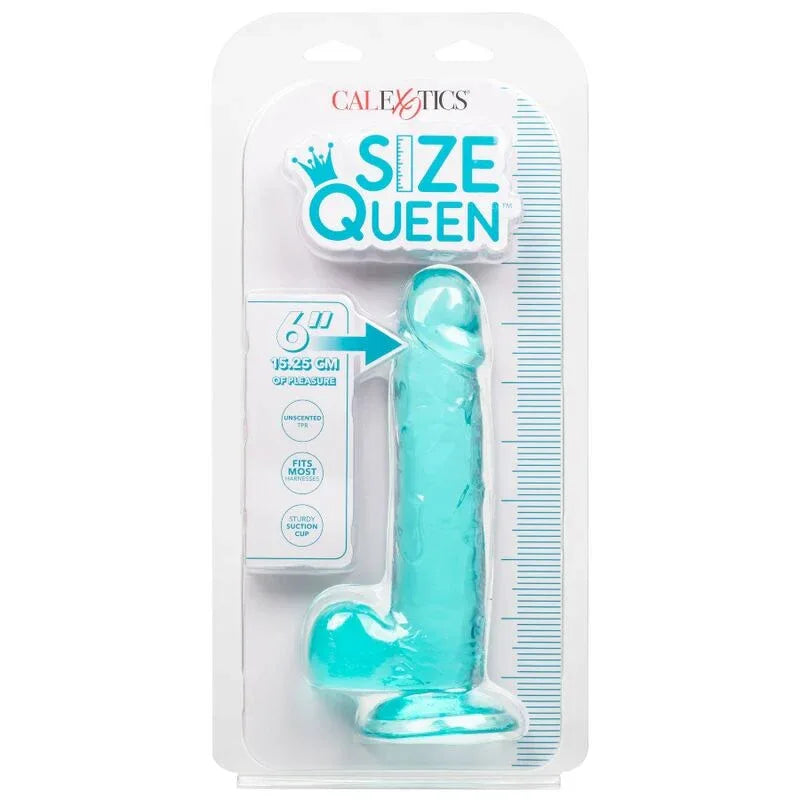 CALEXOTICS - GRÖSSE KÖNIGIN-DILDO BLAU 15.3 CM - Vanelion Paradise