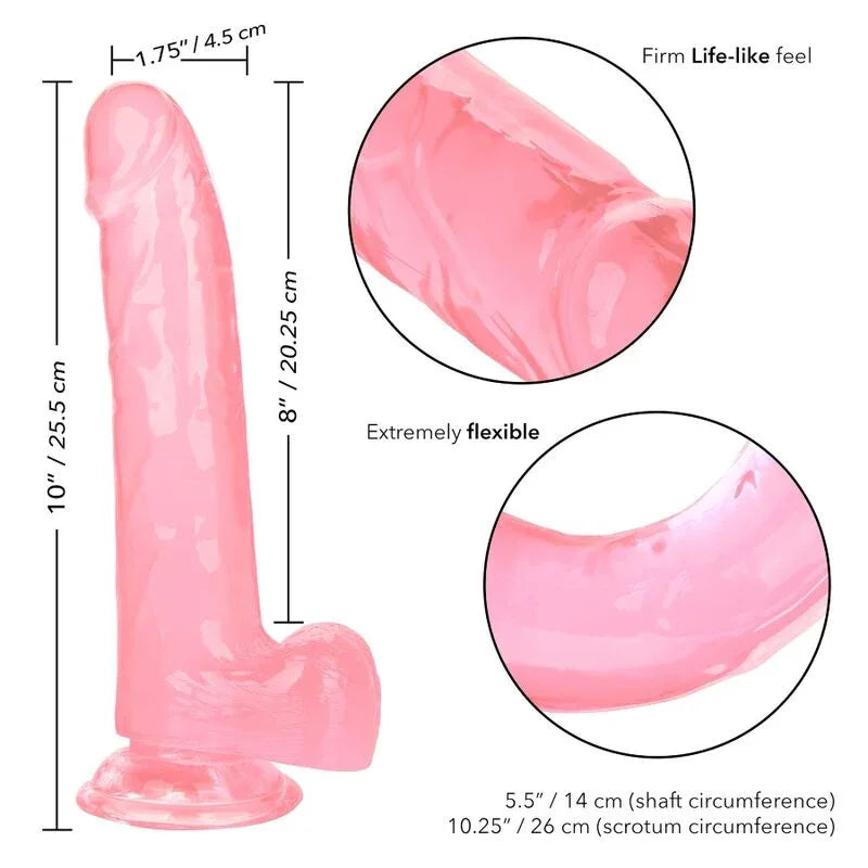 CALEXOTICS - GRÖSSE KÖNIGIN-DILDO ROSA 20.3 CM - Vanelion Paradise