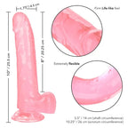 CALEXOTICS - GRÖSSE KÖNIGIN-DILDO ROSA 20.3 CM - Vanelion Paradise