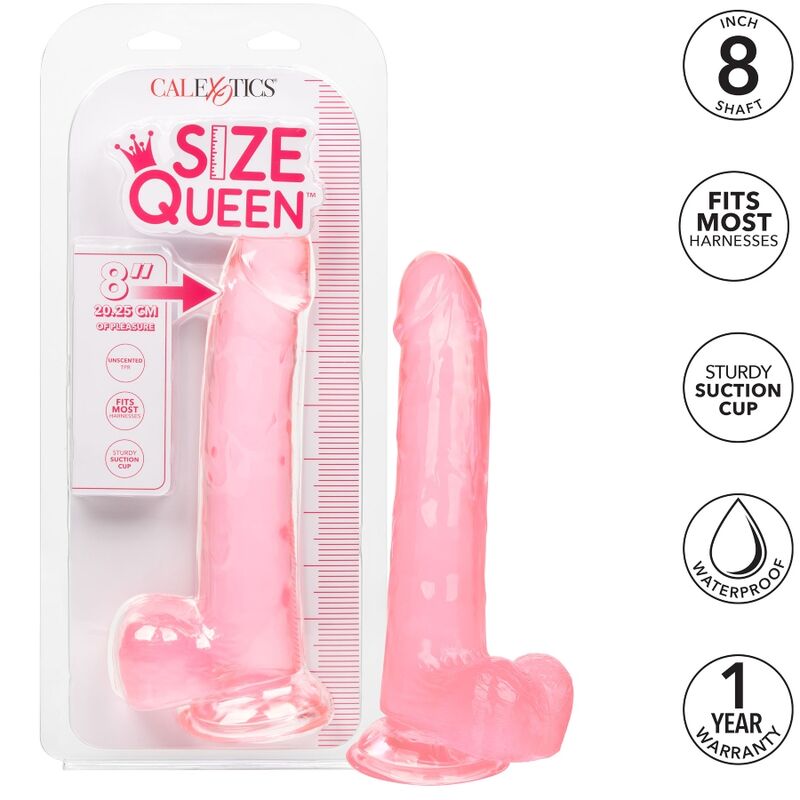 CALEXOTICS - GRÖSSE KÖNIGIN-DILDO ROSA 20.3 CM