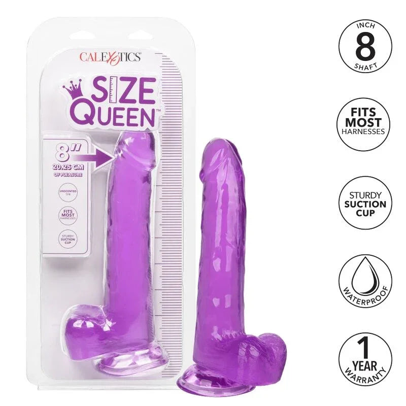 CALEXOTICS - GRÖSSE KÖNIGIN-DILDO LILA 20.3 CM - Vanelion Paradise