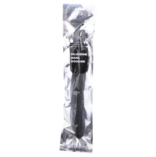 ALL BLACK - DUSCHE ANAL KLAPPBARES SILIKON 27 CM - Vanelion Paradise