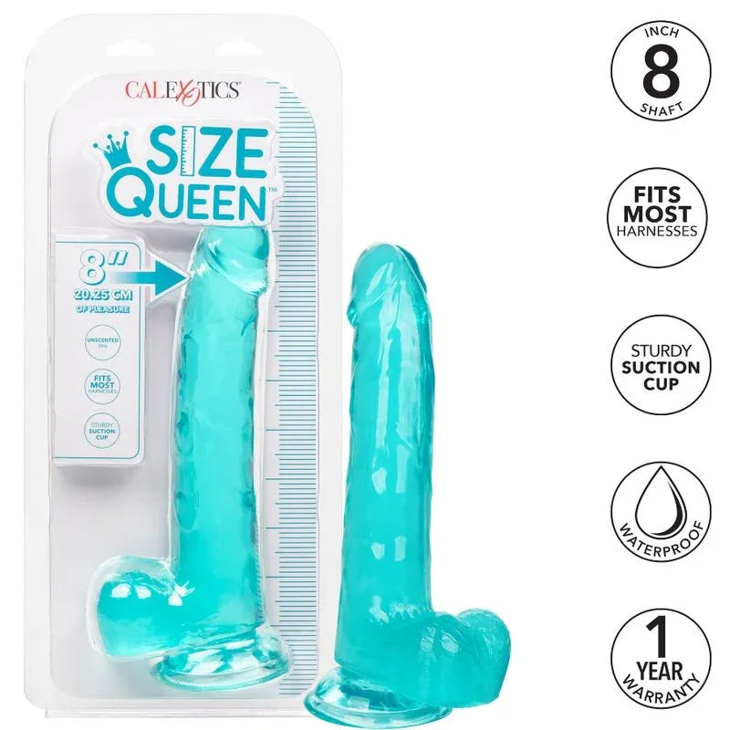 CALEXOTICS - GRÖSSE KÖNIGIN-DILDO BLAU 20.3 CM - Vanelion Paradise