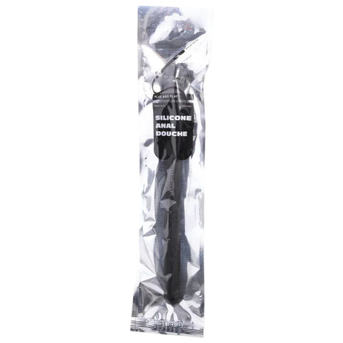 ALL BLACK - RIDGED DUSCHANAL SILIKON 27 CM - Vanelion Paradise