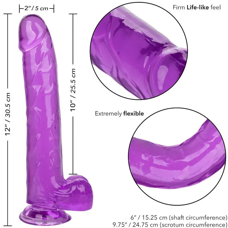CALEXOTICS - GRÖSSE KÖNIGIN-DILDO LILA 25.5 CM - Vanelion Paradise