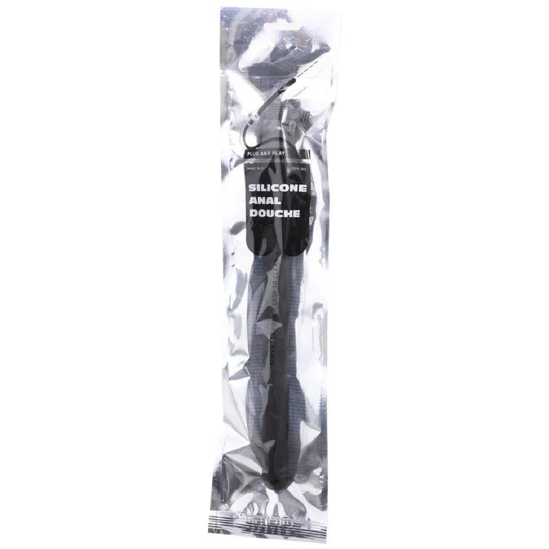 ALL BLACK - MEGA RIPPLE SHOWER ANAL SILIKON 28,5 CM - Vanelion Paradise
