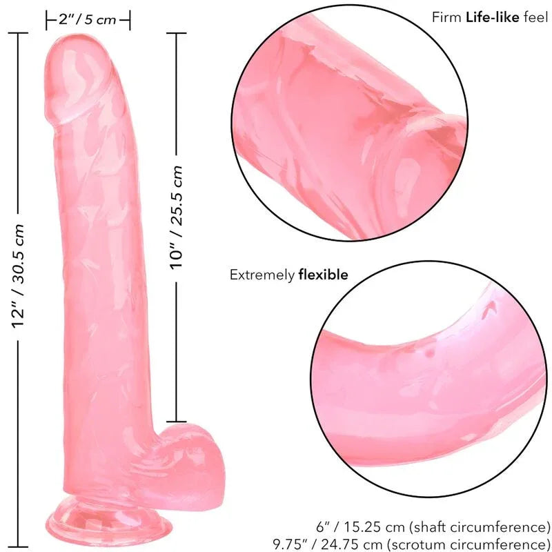 CALEXOTICS - GRÖSSE KÖNIGIN-DILDO ROSA 25.5 CM - Vanelion Paradise