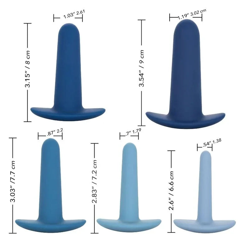 CALEXOTICS - TRAGBARES ANAL-TRAININGSSET 5 TEILIG - Vanelion Paradise