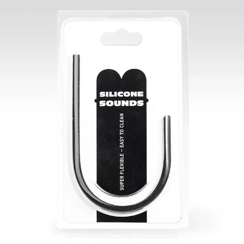ALL BLACK - 10-MM-HARNRÖHRENSONDE AUS SILIKON - Vanelion Paradise