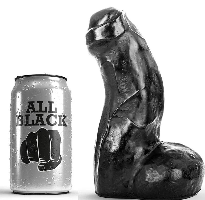 ALL BLACK - REALISTISCHER DONG SCHWARZ 17 CM - Vanelion Paradise