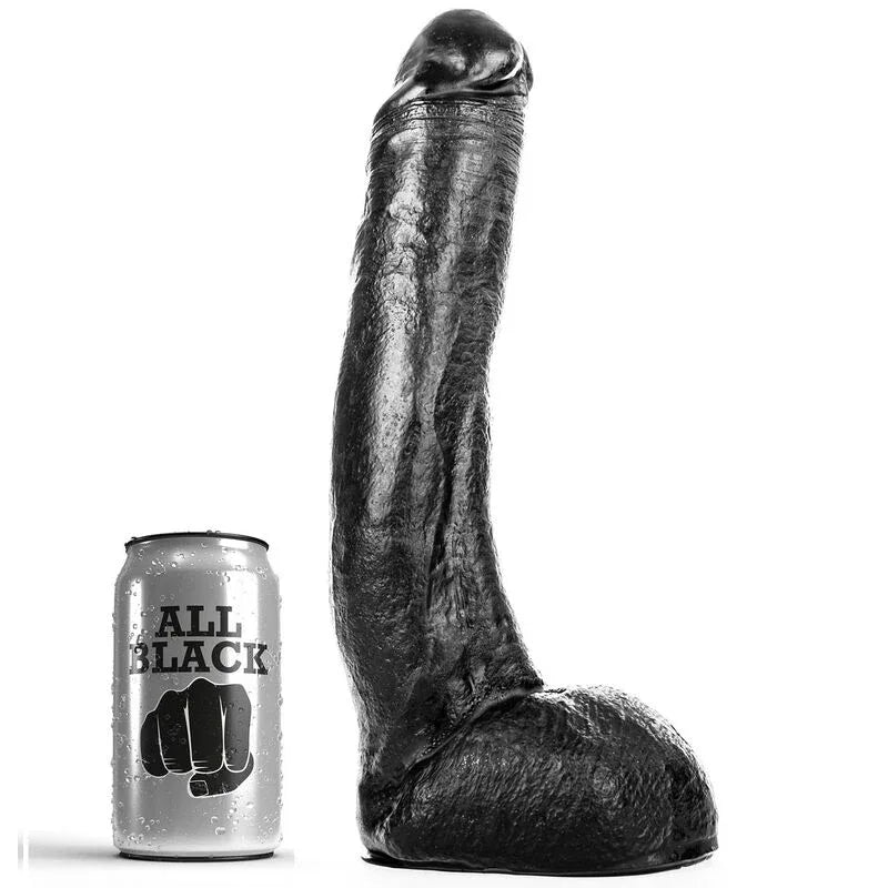 ALL BLACK - DONG 29 CM CURVADO - Vanelion Paradise