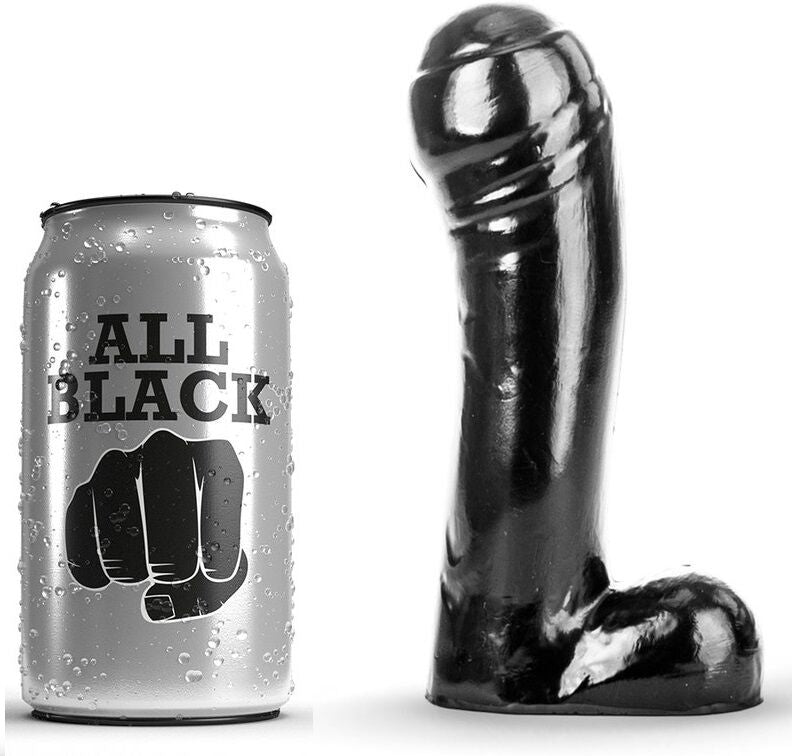 ALL BLACK - DILDO SCHWARZ 15 CM