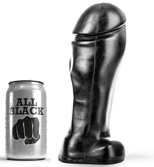 ALL BLACK - DONG 22 CM BREITER ZEHE - Vanelion Paradise
