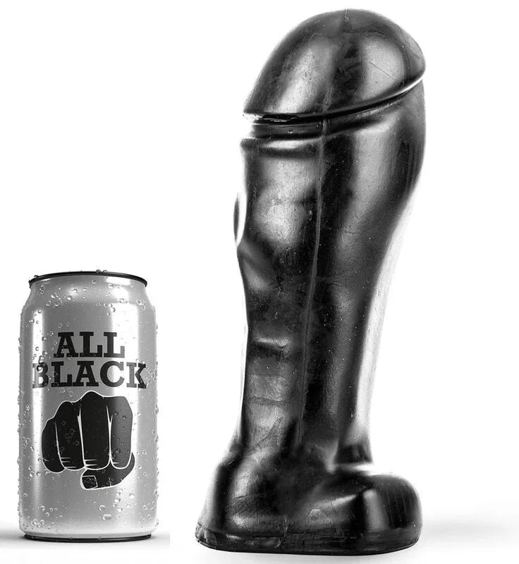 ALL BLACK - DONG 22 CM BREITER ZEHE - Vanelion Paradise