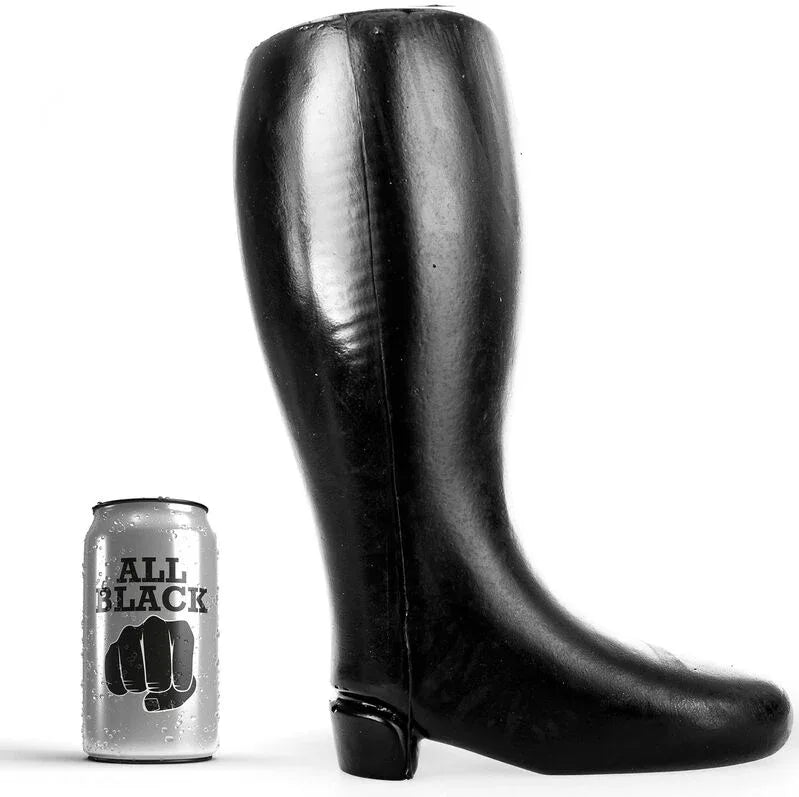ALL BLACK - RIESIGER WEICHER FISTINGSTIEFEL 31 CM - Vanelion Paradise