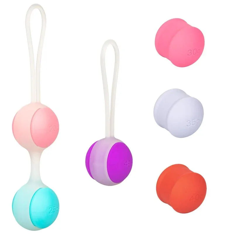CALEXOTICS - SHE-OLOGY SET BOLAS KEGEL INTERCAMBIABLES - Vanelion Paradise