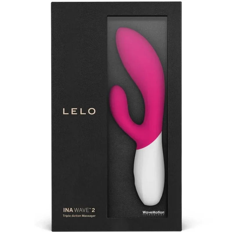 LELO - INA WAVE 2 VBRADOR LUXUS-SPEZIALUHR CERISE - Vanelion Paradise