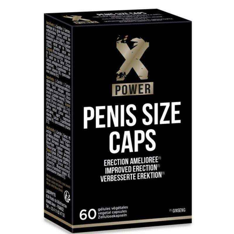 XPOWER - KAPPEN IN PENISGRÖSSE FÜR VERBESSERTE EREKTIONEN 60 KAP - Vanelion Paradise