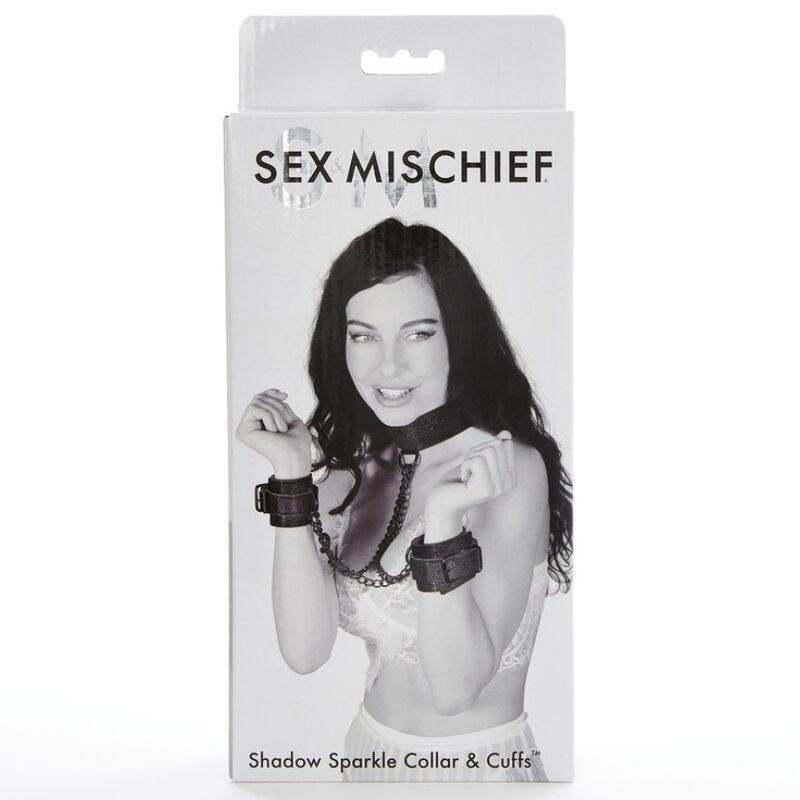 SEX & MICHIEF - SHADOW SPARKLE KRAGEN UND MANSCHETTE - Vanelion Paradise