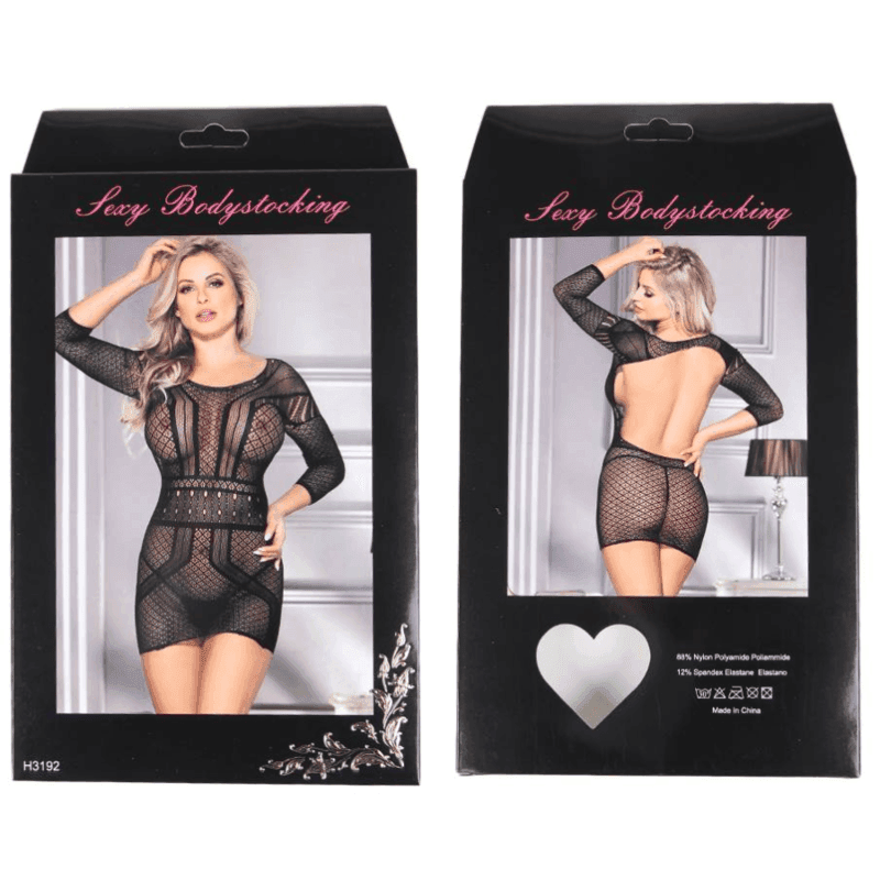 QUEEN LINGERIE - NET BODY DRESS S/L - Vanelion Paradise