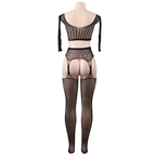 QUEEN LINGERIE - BODYSTOCKING-TOP LANGARM S/L - Vanelion Paradise