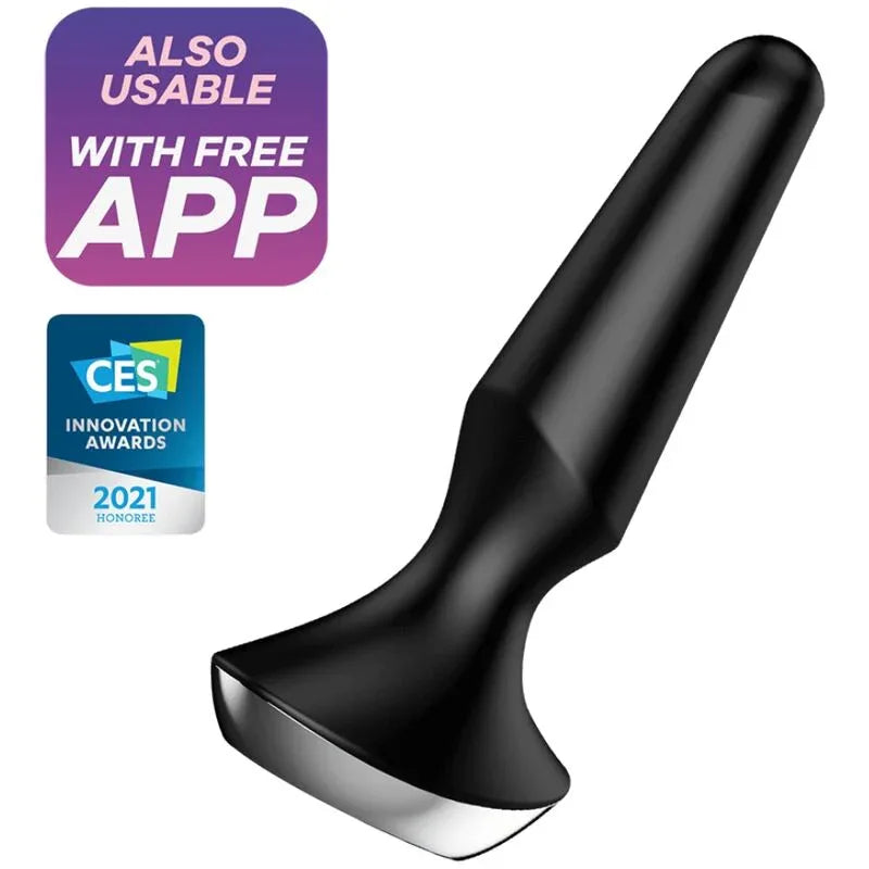 SATISFYER - PLUG ILICIOUS 2 PLUG VIBRATOR SCHWARZ - Vanelion Paradise