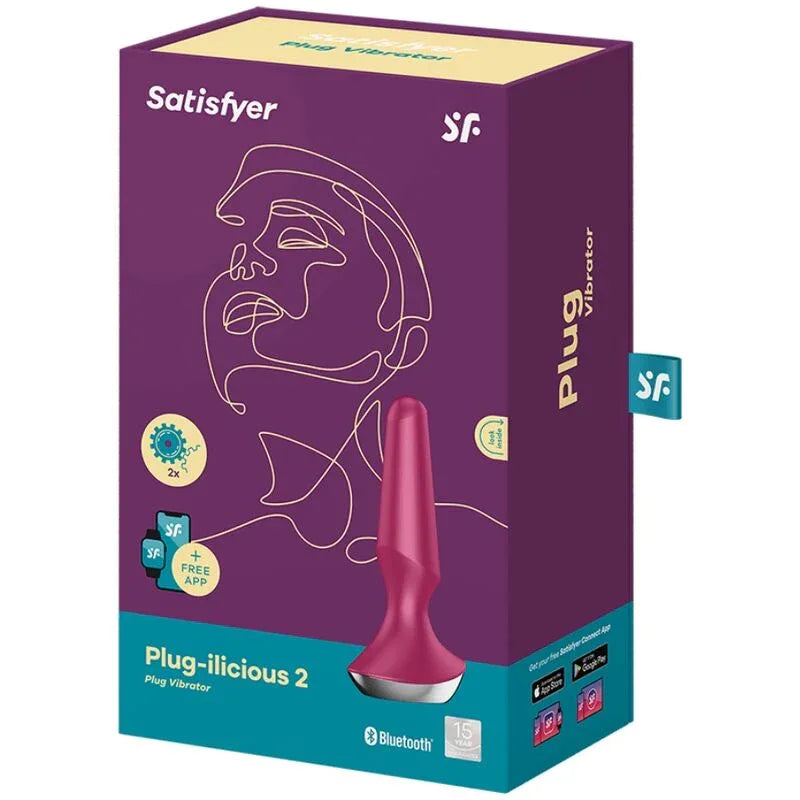 SATISFYER - PLUG ILICIOUS 2 PLUG VIBRATOR BEERE - Vanelion Paradise