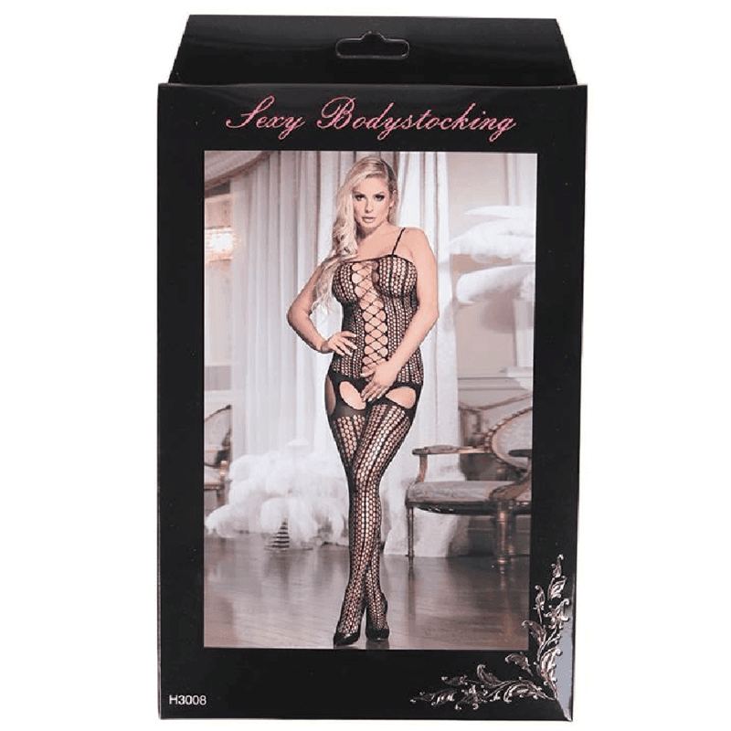 QUEEN LINGERIE - BODYSTOCKING MIT ÖFFNUNG S/L - Vanelion Paradise