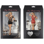 QUEEN LINGERIE - KURZRMELIGES NETZKÖRPERKLEID S/L - Vanelion Paradise