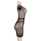 QUEEN LINGERIE - KURZRMELIGES NETZKÖRPERKLEID S/L - Vanelion Paradise