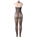 QUEEN LINGERIE - HALTER NECK BODYSTOCKING S/L - Vanelion Paradise