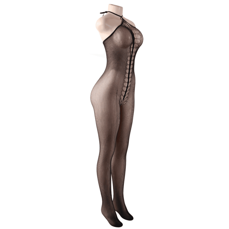 QUEEN LINGERIE - HALTER NECK BODYSTOCKING S/L - Vanelion Paradise