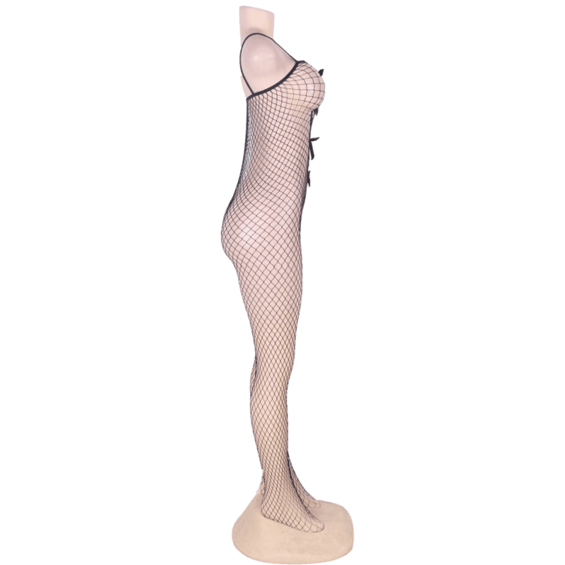 QUEEN LINGERIE - BODYSTOCKING MIT BAND MIT AUSSCHNITT S/L - Vanelion Paradise