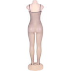 QUEEN LINGERIE - BODYSTOCKING MIT BAND MIT AUSSCHNITT S/L - Vanelion Paradise