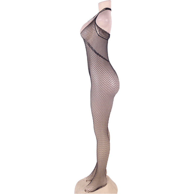 QUEEN LINGERIE - NECKHOLDER-BODYSTOCKING MIT OFFENEM RÜCKEN S/L - Vanelion Paradise