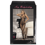 QUEEN LINGERIE - NECKHOLDER-BODYSTOCKING MIT OFFENEM RÜCKEN S/L - Vanelion Paradise