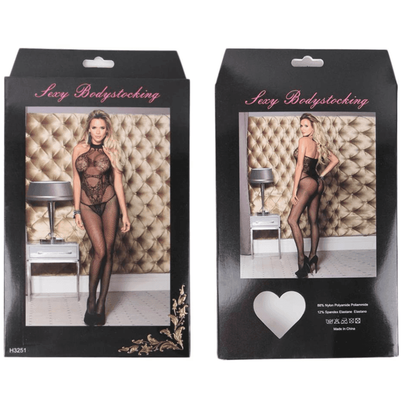 QUEEN LINGERIE - BARE BACK BODYSTOCKING S/L - Vanelion Paradise