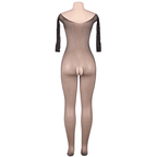 QUEEN LINGERIE - LANGARM-BODYSTOCKING MIT DIAMANTEN S/L - Vanelion Paradise