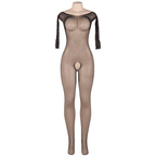 QUEEN LINGERIE - LANGARM-BODYSTOCKING MIT DIAMANTEN S/L - Vanelion Paradise