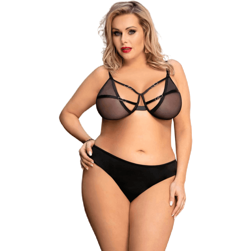 QUEEN LINGERIE - ZWEITEILIGES SET S/M - Vanelion Paradise