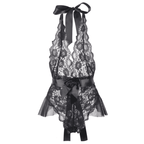 QUEEN LINGERIE - NIEDRIGER SPITZEN-TEDDY S/M - Vanelion Paradise