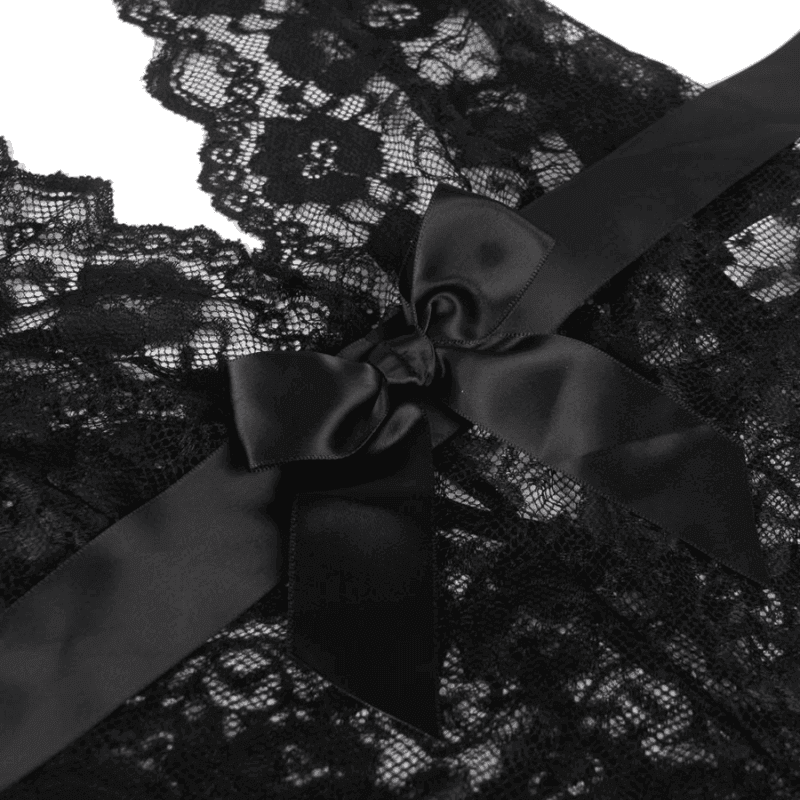 QUEEN LINGERIE - NIEDRIGER SPITZEN-TEDDY S/M - Vanelion Paradise
