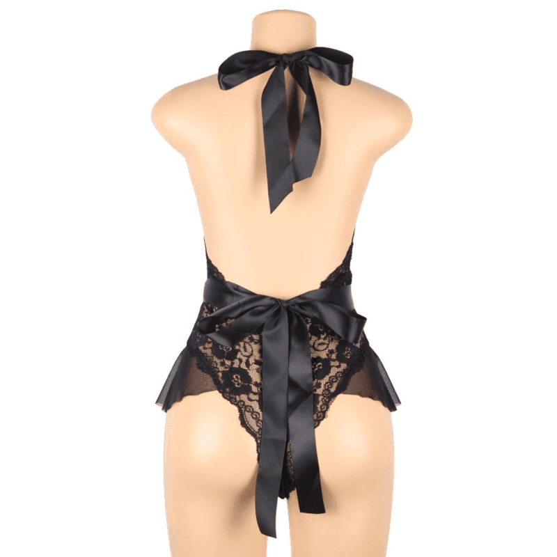QUEEN LINGERIE - NIEDRIGER SPITZEN-TEDDY S/M - Vanelion Paradise
