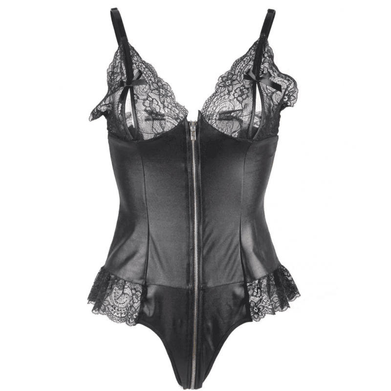QUEEN LINGERIE - TEDDY MIT REISSVERSCHLUSS S/M - Vanelion Paradise