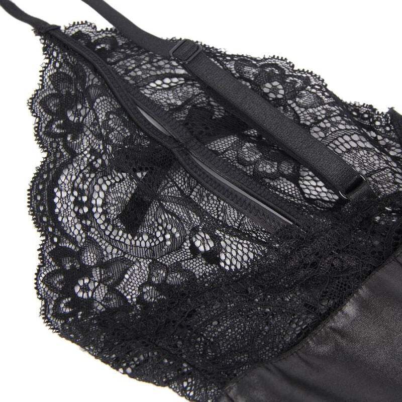 QUEEN LINGERIE - TEDDY MIT REISSVERSCHLUSS S/M - Vanelion Paradise